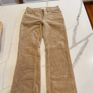 Pilcro Beige Corduroy Trousers